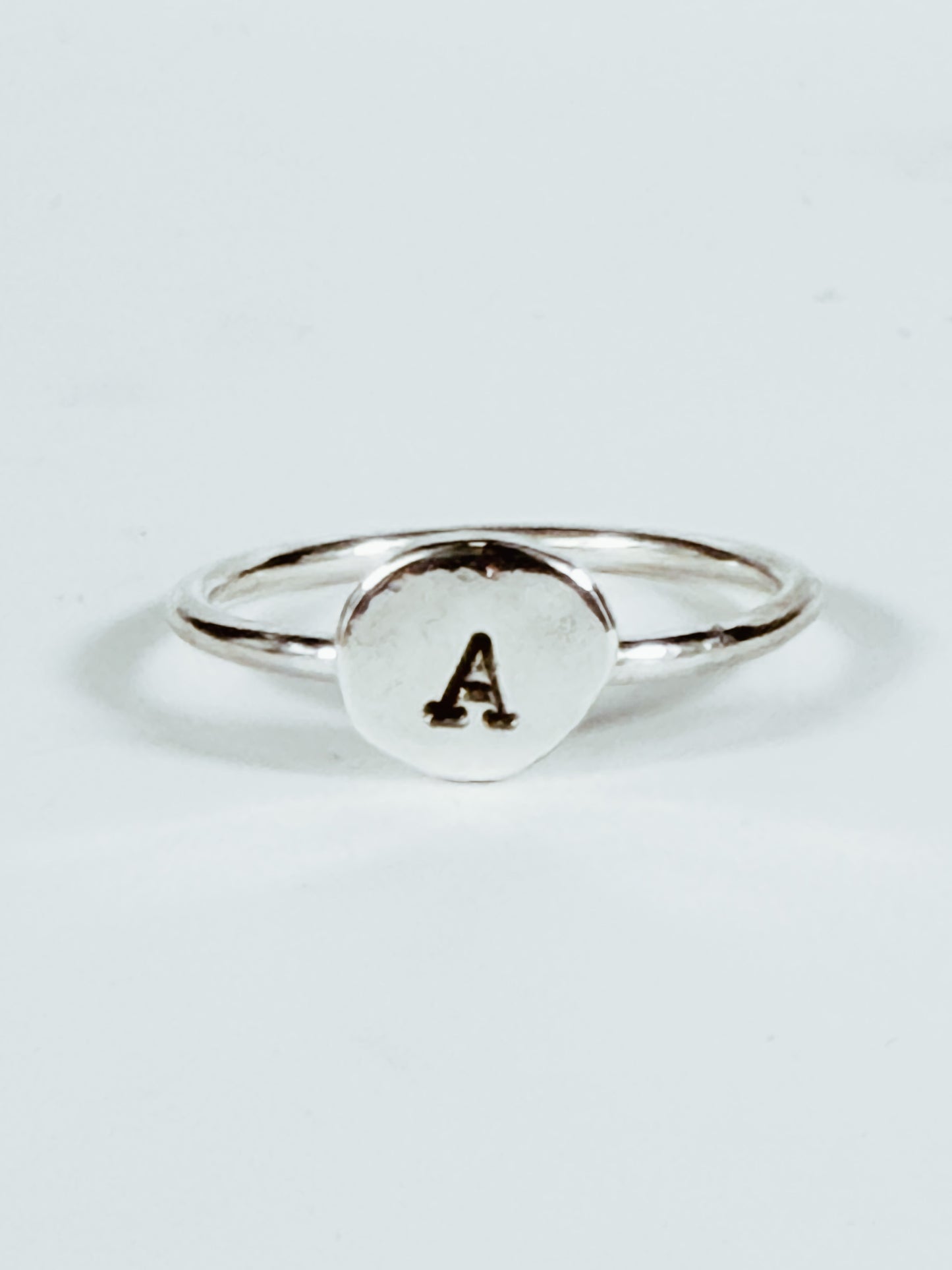 .925 Silver Alphabet Ring - Made to Order