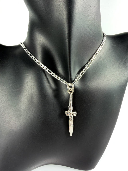 .925 Silver Sword Pendant - One of a Kind