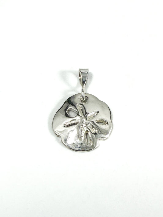 .925 Silver Sand Dollar Pendant - One of a Kind