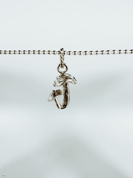 .925 Silver Mushy Pendant/Charm - One of a Kind (C)