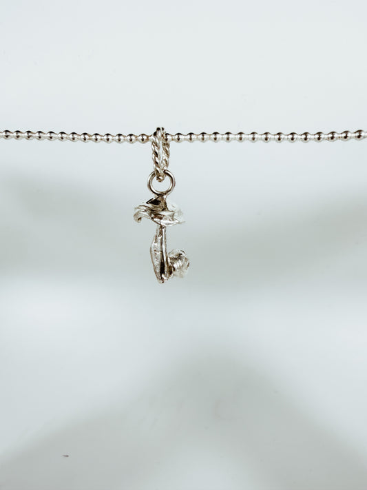 .925 Silver Mushy Pendant/Charm - One of a Kind (B)