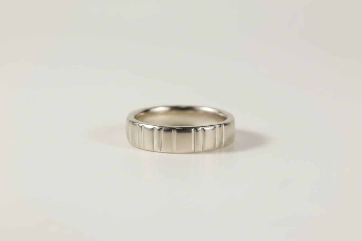 .925 Silver Band Ring Size 9 - One of a Kind