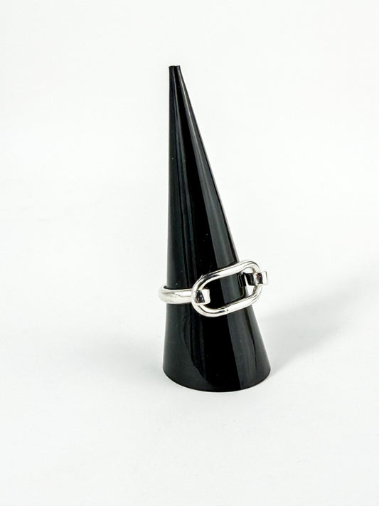 .925 Silver Statement Ring - One of a Kind Size 8.5