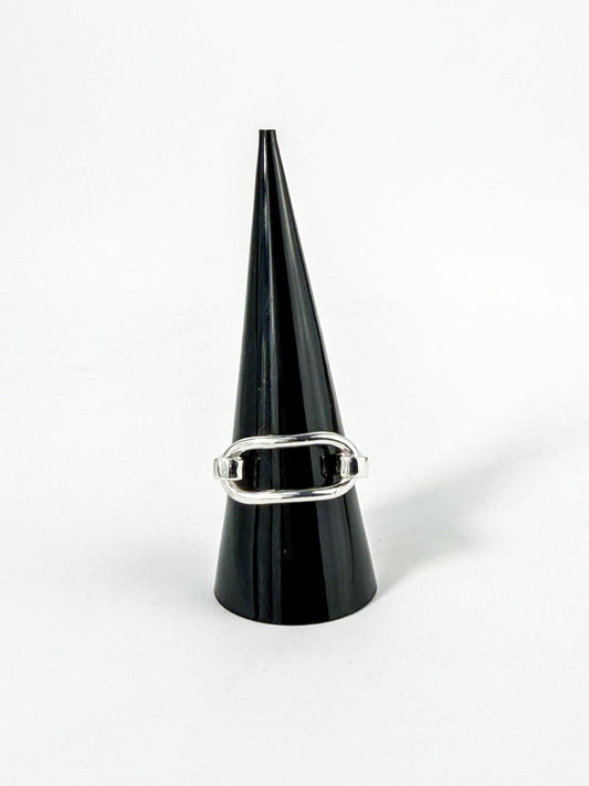 .925 Silver Statement Ring - One of a Kind Size 8.5